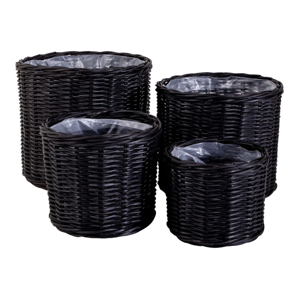 Bogor – Aufbewahrungskörbe aus Kubu Rattan, 4er-Set